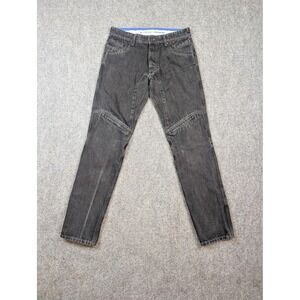 Dainese Jeans Mens 31 Black Aramid Reinforced Motorcycle Made Italy 1755084